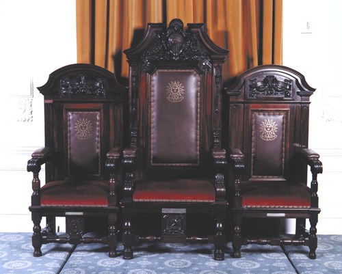 Office Bearers’ chairs, by Whytock and Reid, 1908 Office Bearers’ chairs, by Whytock and Reid, 1908