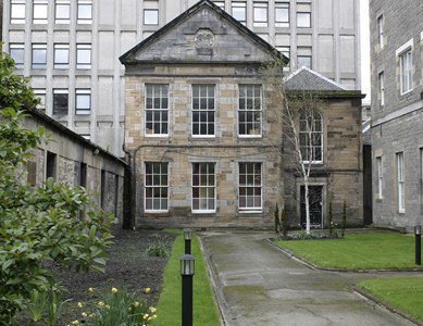 Headquarters of the School of Medicine at Surgeons’ Hall (adjacent to Playfair building at RCSEd)