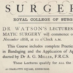 Dr Watson Advert